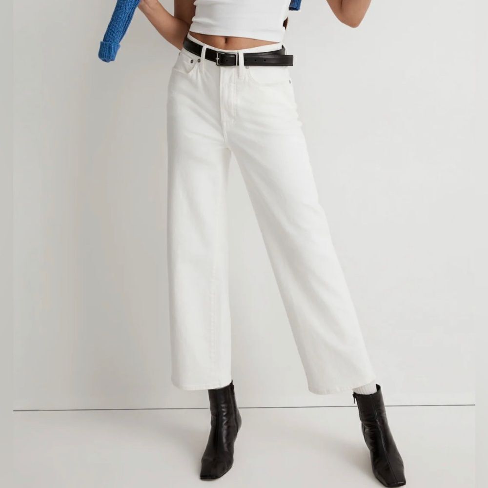 J.Crew  The Perfect Vintage Wide-Leg Crop Jean NWT Size 31